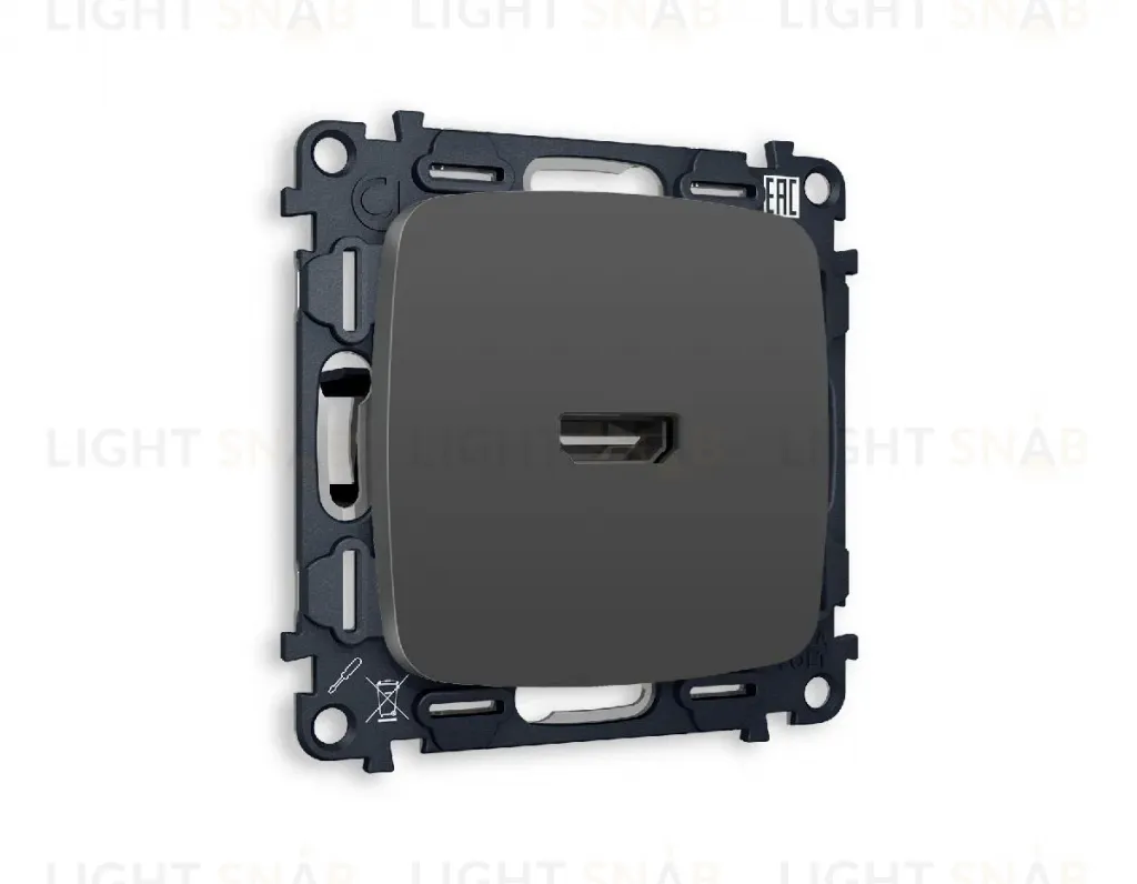 Комплект механизма розетки HDMI 2.0 40V/500mA 2.0GHz 5-18Gbit/s Ambrella Volt Omega MO914010 MO914010