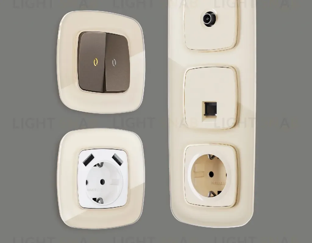 Рамка двухместная Ambrella Volt Radian OF320302 OF320302
