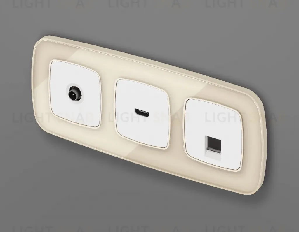 Лицевая панель для HDMI розетки Ambrella Volt Omega OP1140 OP1140