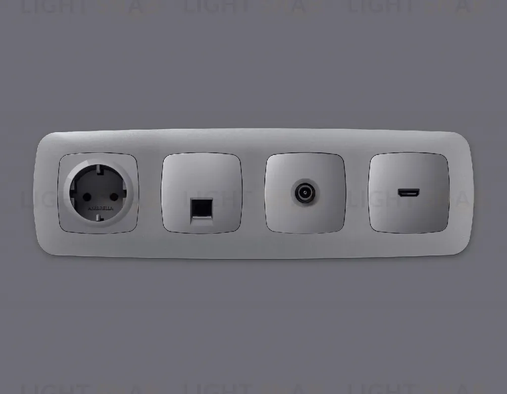 Лицевая панель для TV розетки Ambrella Volt Omega OP5130 OP5130