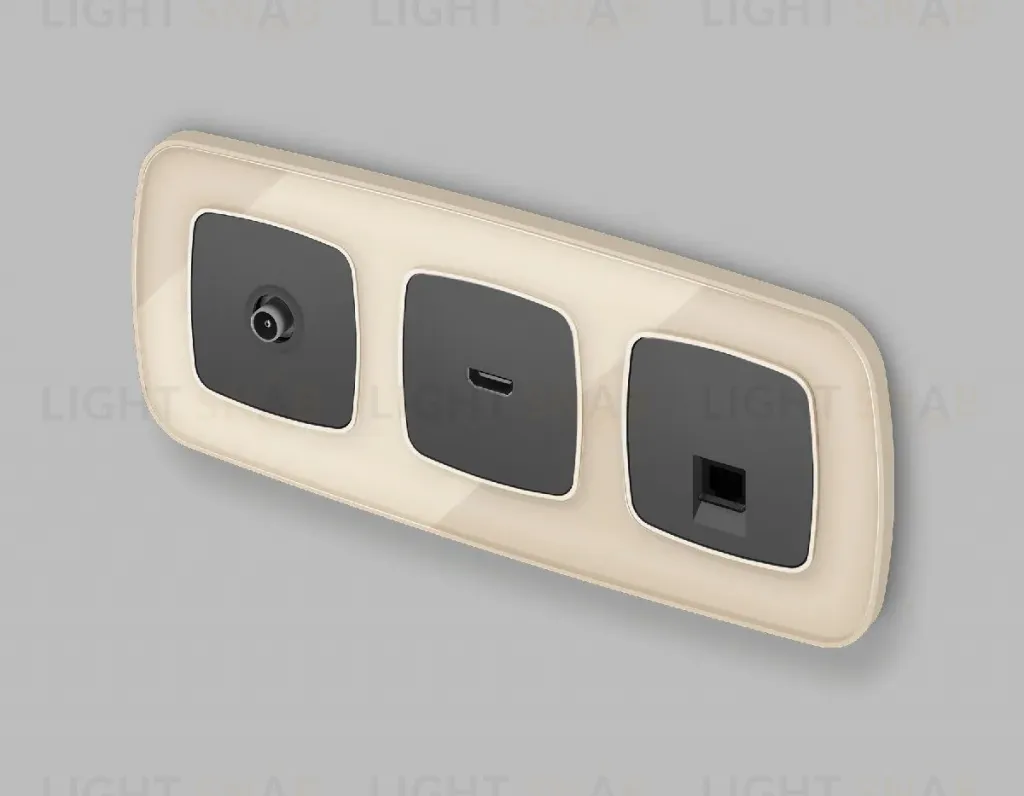 Лицевая панель для TV розетки Ambrella Volt Omega OP9130 OP9130