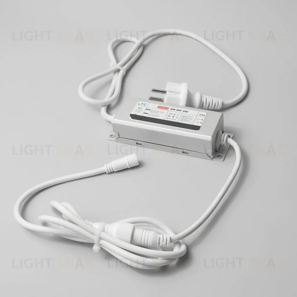 Блок питания Laitcom (LTC) 60W для Нитей 24В до 1000 LED IP65 DM-60F-24V DM-60F-24V