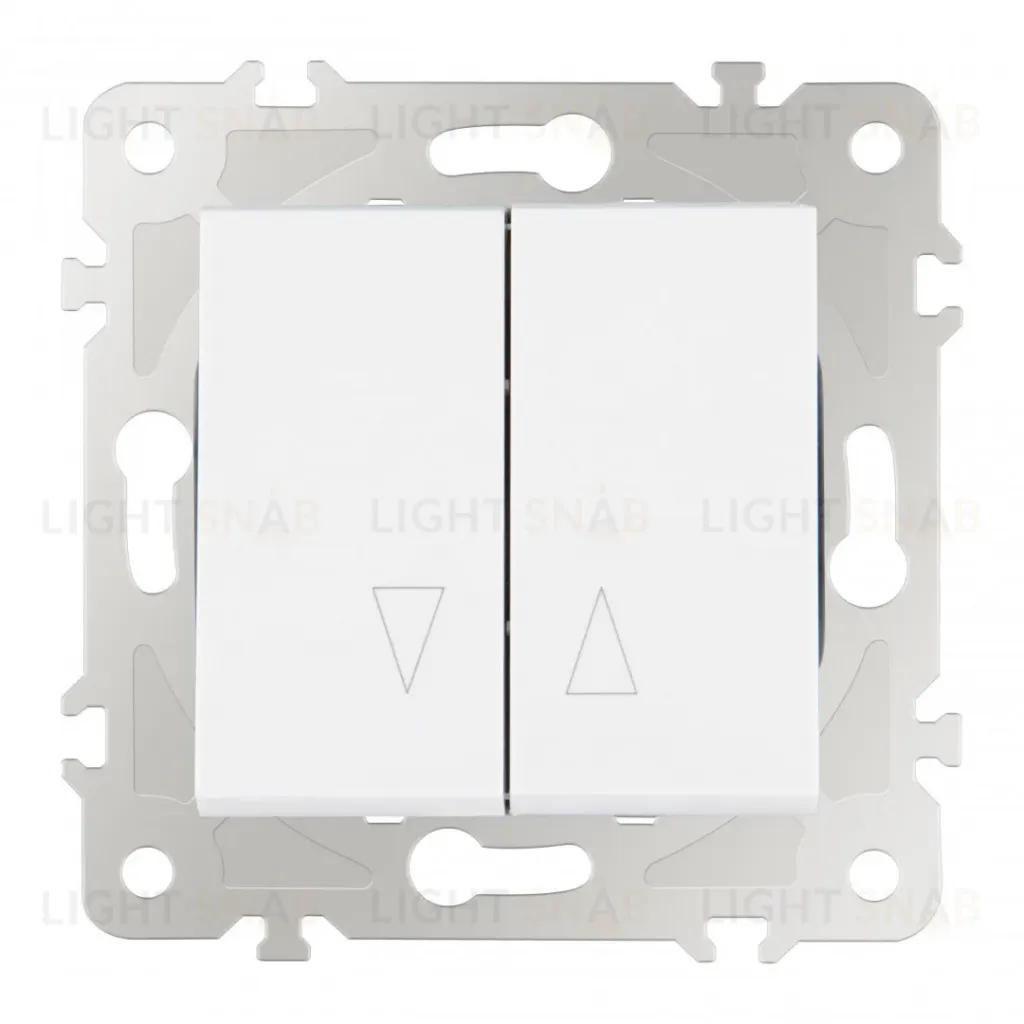Выключатель жалюзи Arte Milano 203.38-2.white 203.38-2.white