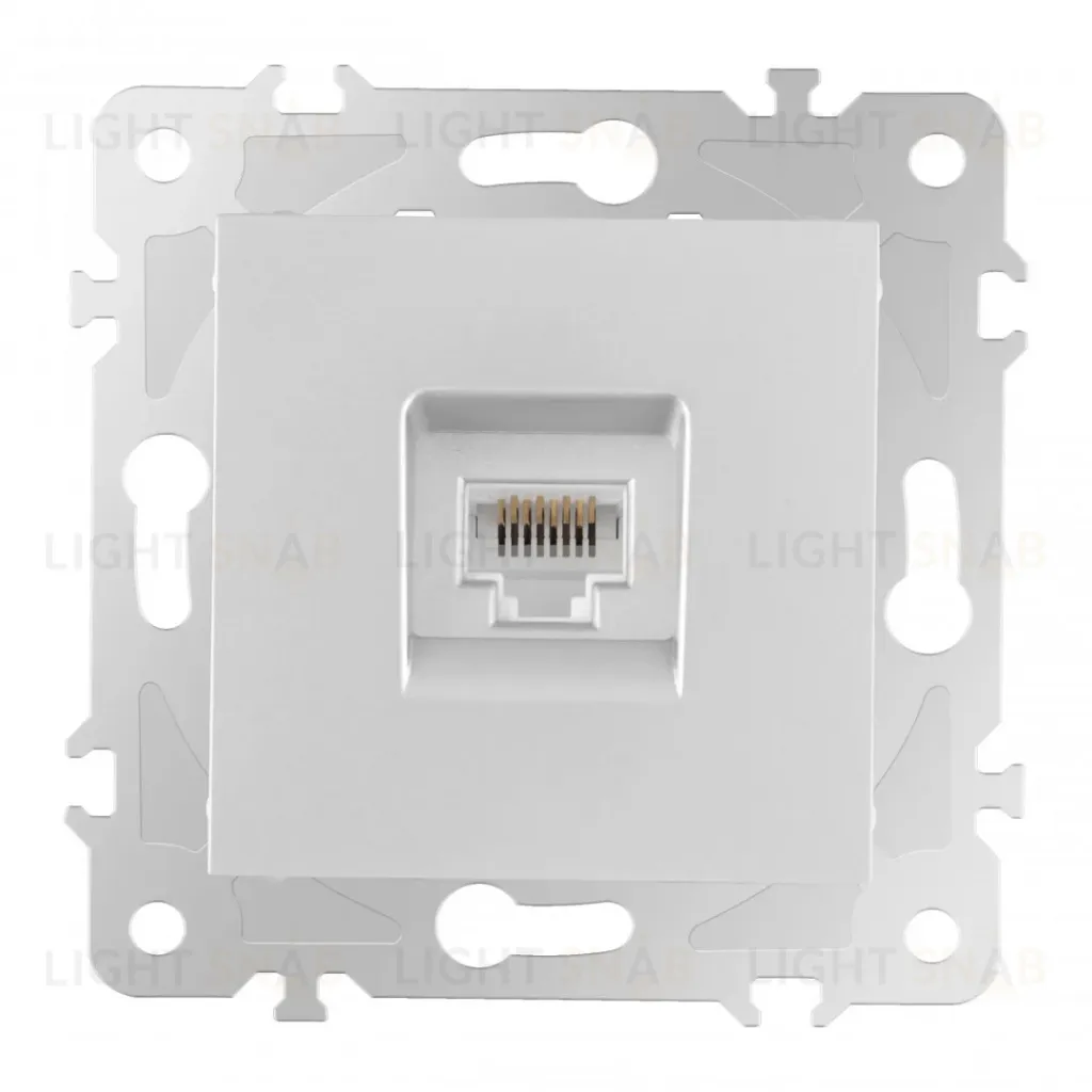 Розетка RJ45 Arte Milano 203.45-1.silver 203.45-1.silver