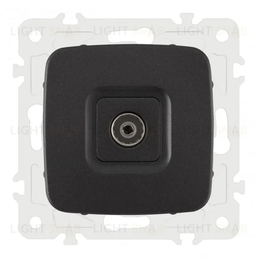 Розетка TV Arte Milano 205.43-1.black 205.43-1.black