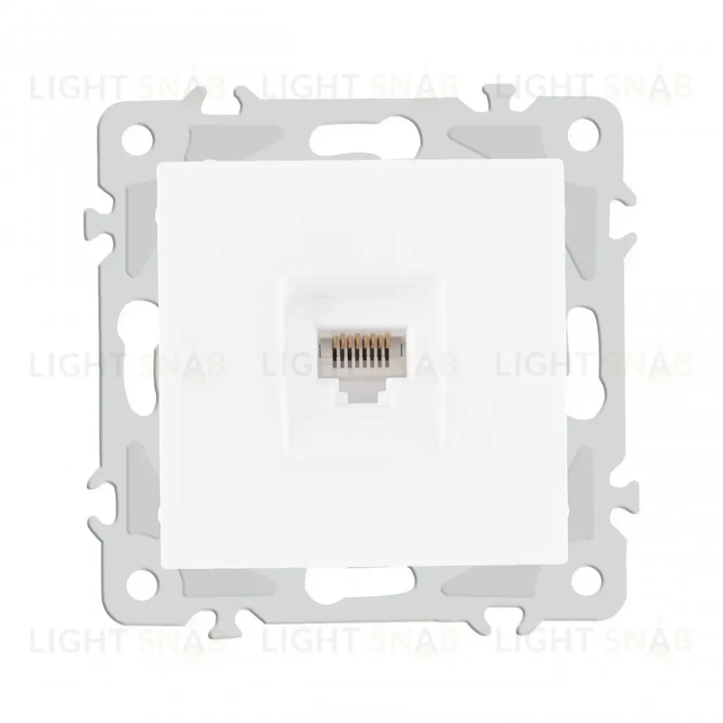 Розетка RJ45 Arte Milano 206.45-1.white 206.45-1.white