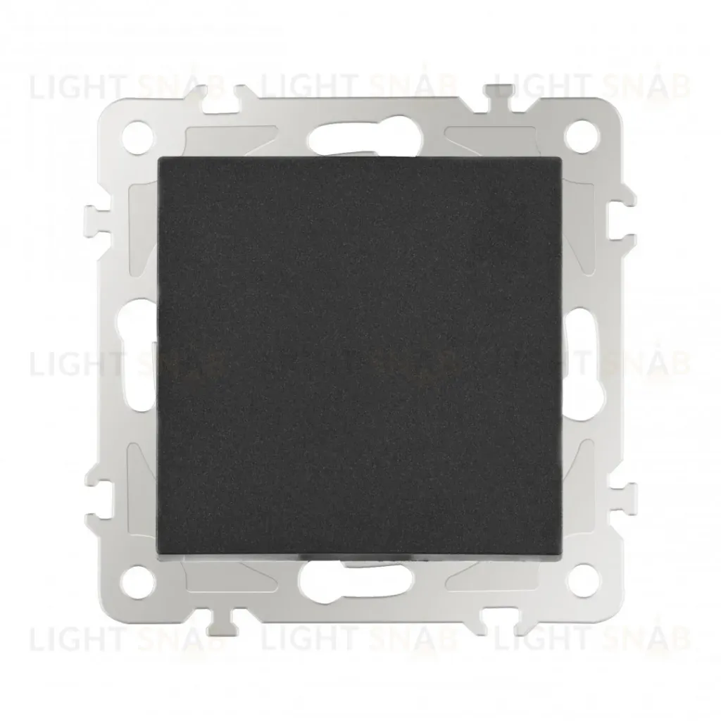 Переключатель одноклавишный перекрестный Arte Milano 206.34-1.black 206.34-1.black