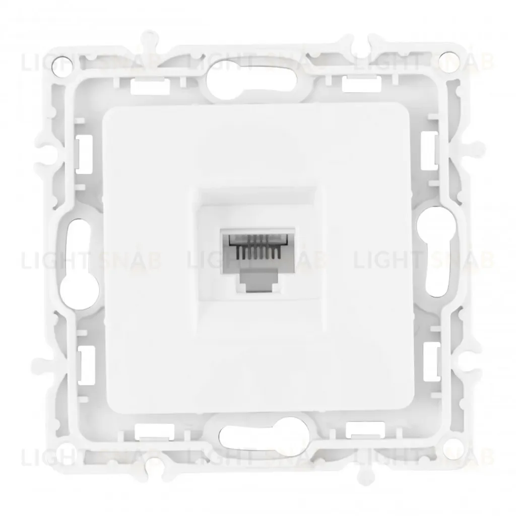 Розетка телефонная RJ11 Arte Milano 217.51-1.white 217.51-1.white