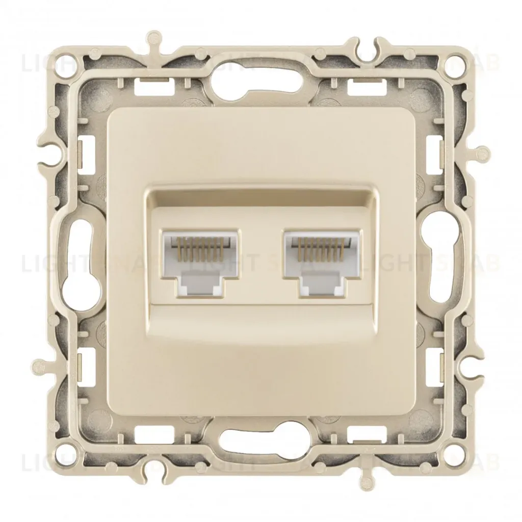 Розетка RJ45 Arte Milano 217.45-2.shampan 217.45-2.shampan
