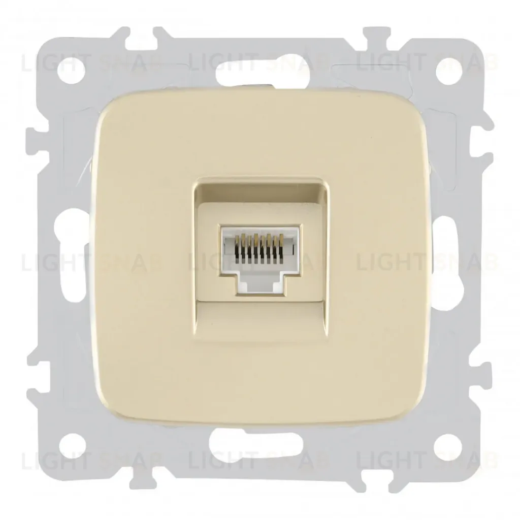 Розетка RJ45 Arte Milano 205.45-1.shampan 205.45-1.shampan