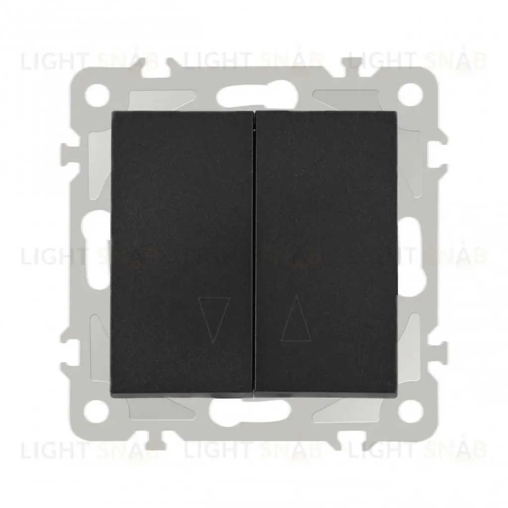 Выключатель жалюзи Arte Milano 206.38-2.black 206.38-2.black