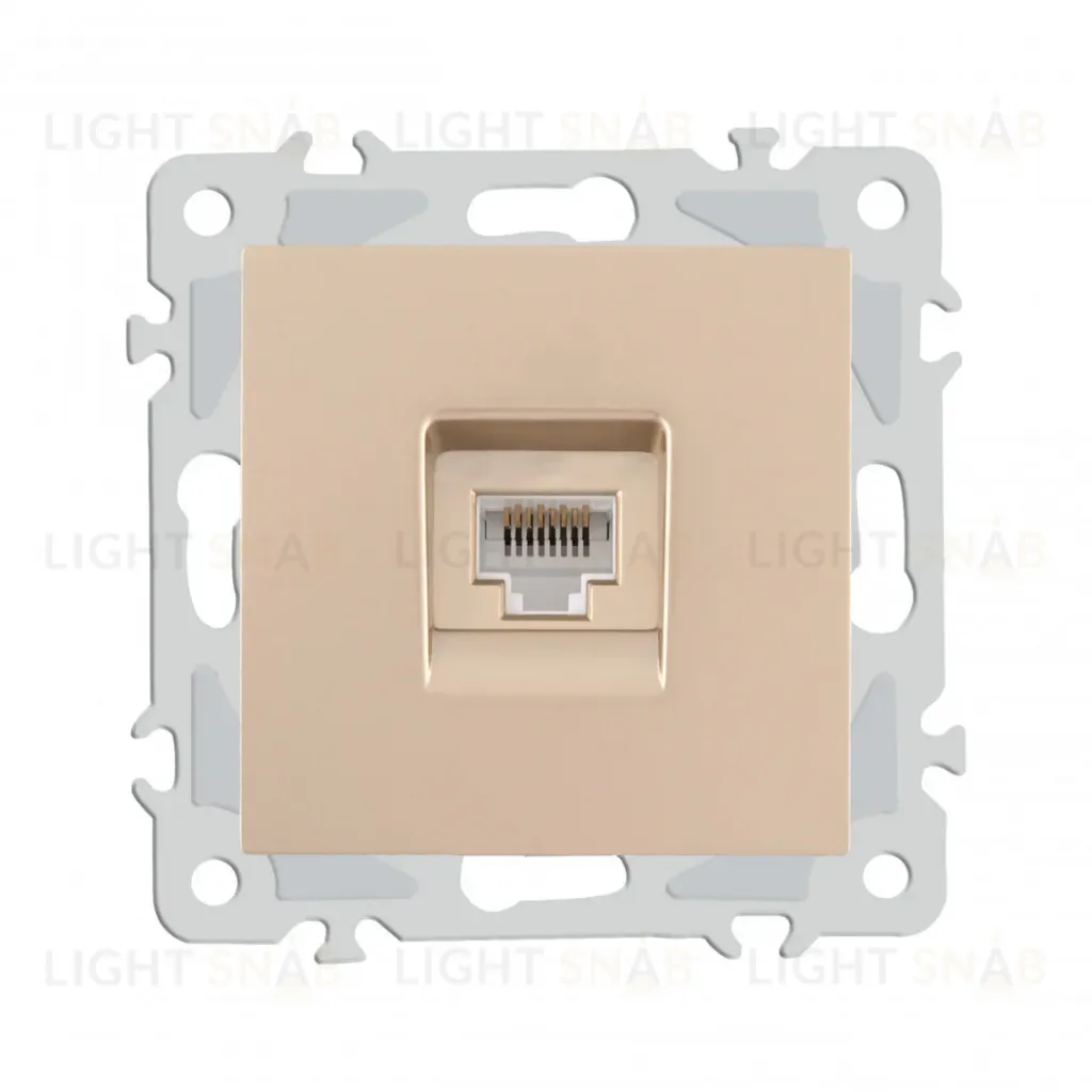 Розетка RJ45 Arte Milano 206.45-1.shampan 206.45-1.shampan