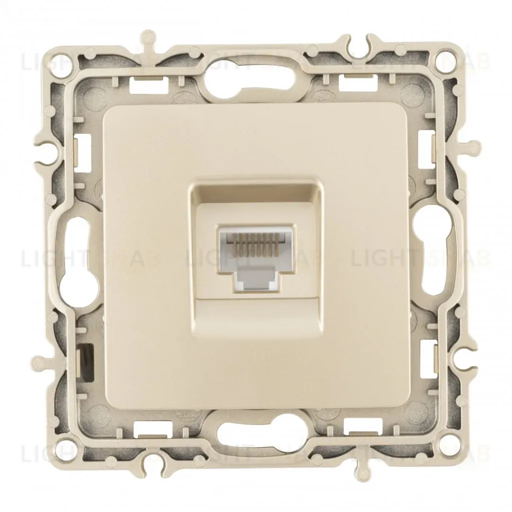 Розетка RJ45 Arte Milano 217.45-1.shampan 217.45-1.shampan