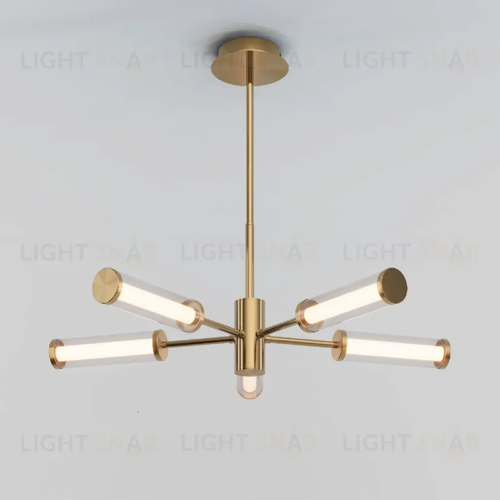 Люстра на штанге Eurosvet Stark 50386/5 LED латунь a067956 50386/5 LED латунь