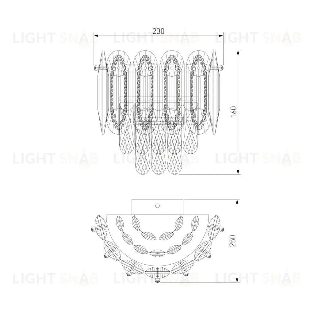 Настенный светильник Bogates Chaleur 422/1 a067823 422/1