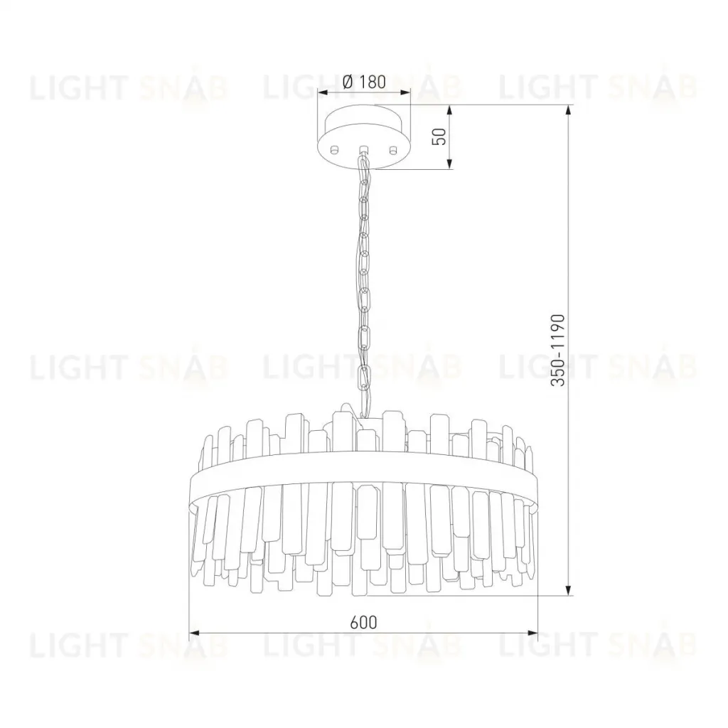 Подвесная люстра Bogates Sparkle 417/1 a067818 417/1