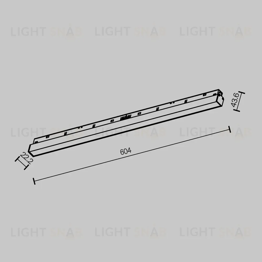 Трековый магнитный светильник Maytoni Basis TR030-2-24W2.7K-B TR030-2-24W2.7K-B