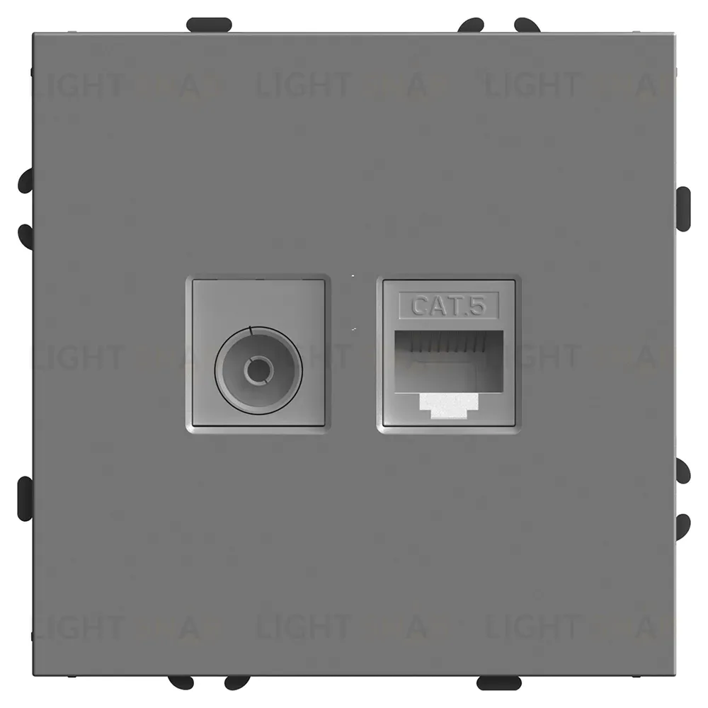 Розетка TV + компьютерная RJ-45 Stekker Эмили RST00-5106-10 49950 49950