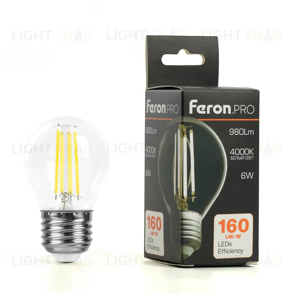 Лампа светодиодная Feron LB-1706 E27 6W 4000K 51251 51251