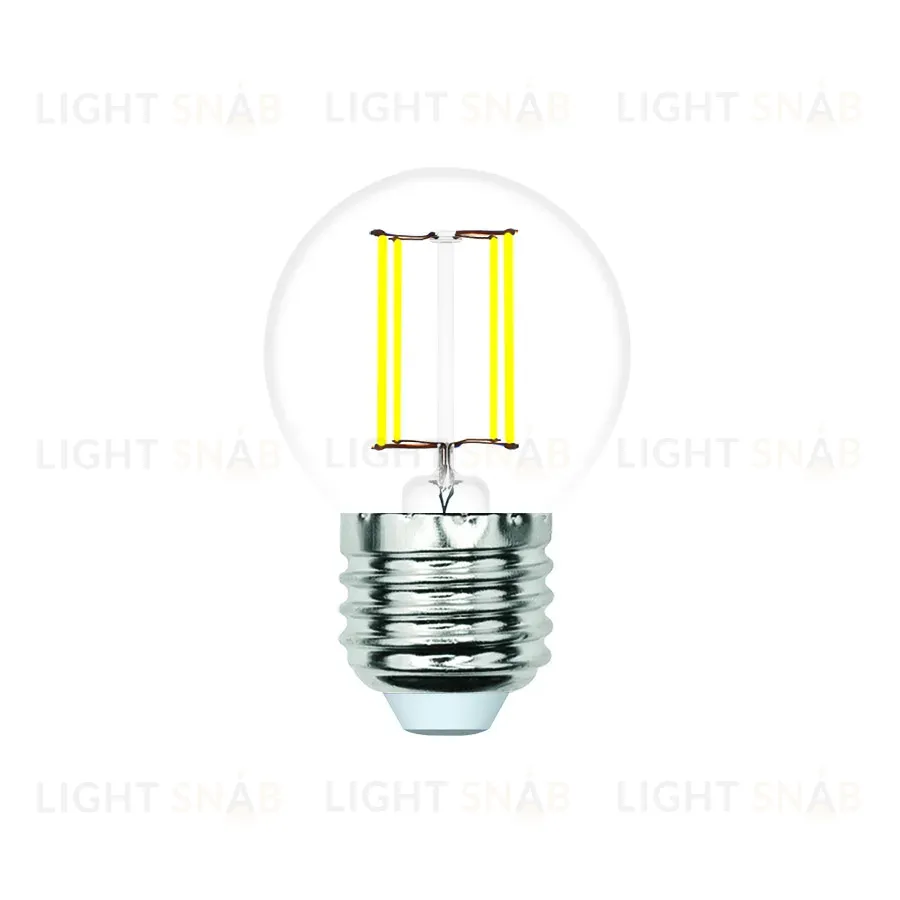 Лампа светодиодная Volpe LED-G45-5,5W/4000K/E27/CL/SLF UL-00008460 LED-G45-5,5W/4000K/E27/CL/SLF