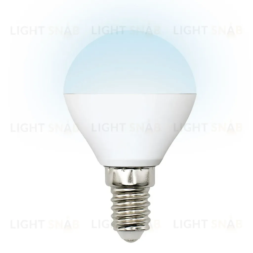 Лампа светодиодная Uniel LED-G45-6W/4000K/E14/FR/RA95 PLK01WH UL-00011182 LED-G45-6W/4000K/E14/FR/RA95 PLK01WH