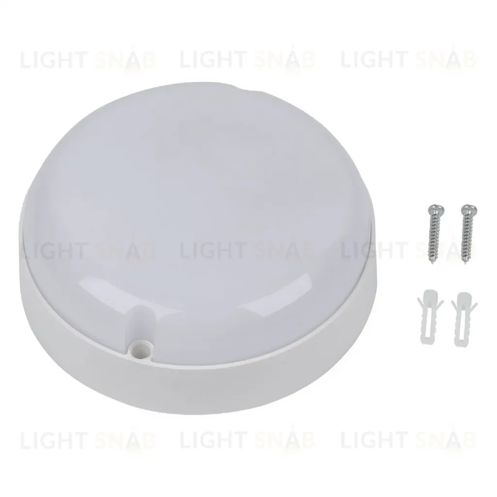 Настенно-потолочный светильник Volpe ULW-Q243 12W/4000К/NL SENSOR IP65 WHITE UL-00011716 ULW-Q243 12W/4000К/NL SENSOR IP65 WHITE