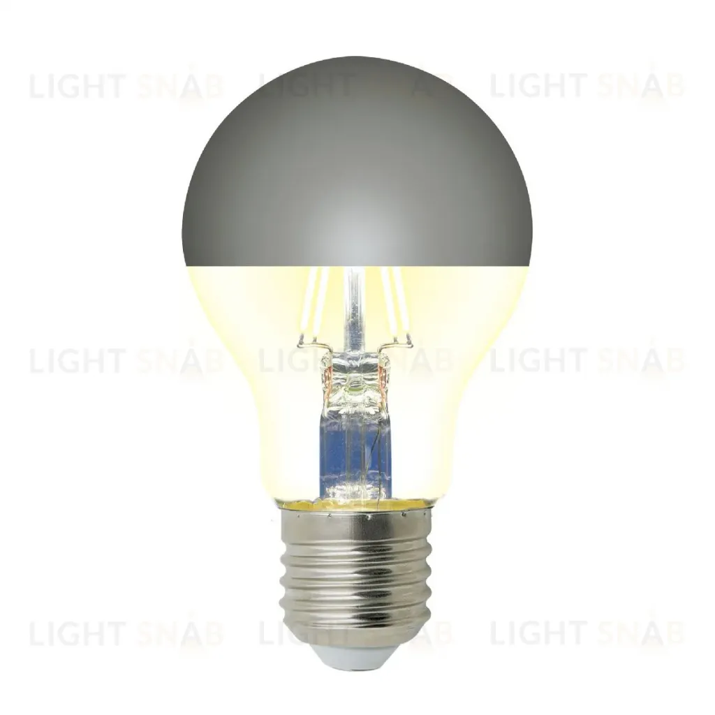 Лампа светодиодная Uniel Sky LED-A60-4W/4000K/E27/CL MIRROR/CHROME PLS02WH UL-00011796 LED-A60-4W/4000K/E27/CL MIRROR/CHROME PLS02WH