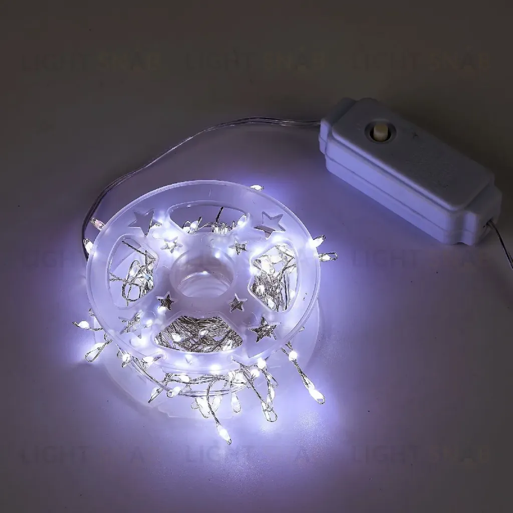 Гирлянда Роса Uniel ULD-S0500-125/DTA WHITE IP20 DEWDROP UL-00012121 ULD-S0500-125/DTA WHITE IP20 DEWDROP