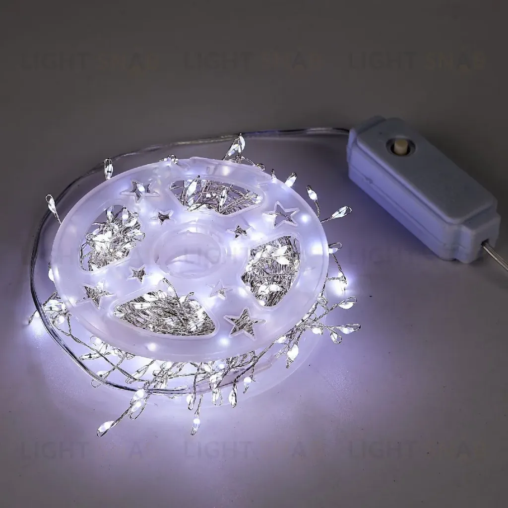 Гирлянда Роса Uniel ULD-S1000-250/DTA WHITE IP20 DEWDROP UL-00012123 ULD-S1000-250/DTA WHITE IP20 DEWDROP
