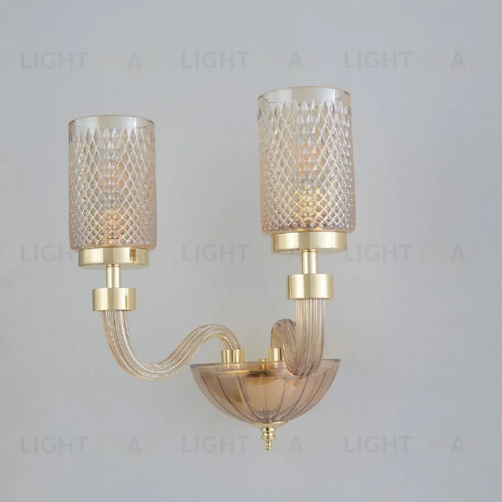 Бра Crystal Lux SILVESTRO AP2 AMBER SILVESTRO AP2 AMBER