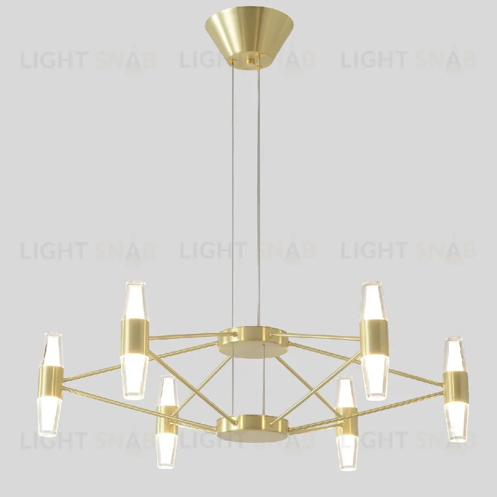 Подвесная люстра Crystal Lux DOROTEA SP6 GOLD DOROTEA SP6 GOLD