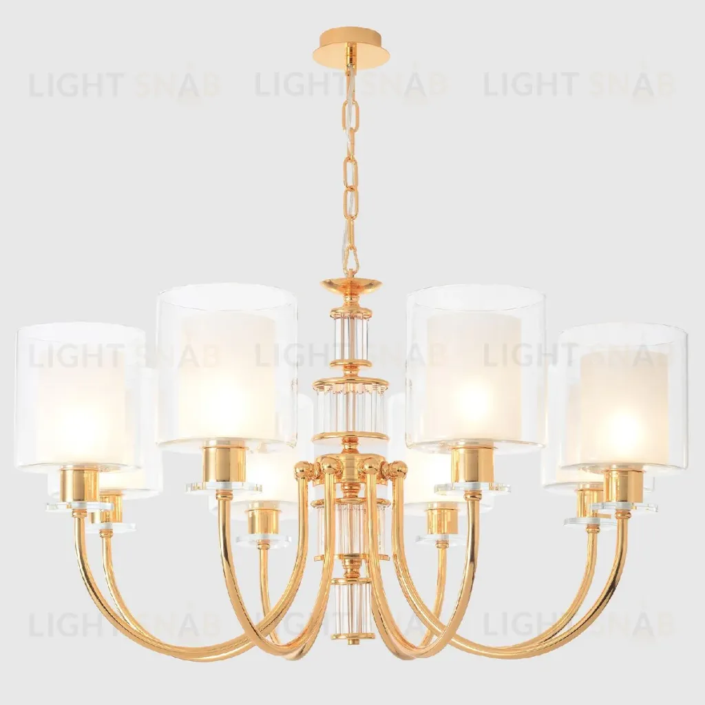 Подвесная люстра Crystal Lux ELENA SP8 GOLD ELENA SP8 GOLD