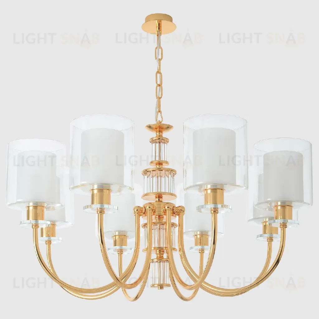 Подвесная люстра Crystal Lux ELENA SP8 GOLD ELENA SP8 GOLD