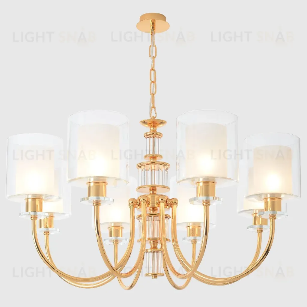 Подвесная люстра Crystal Lux ELENA SP8 GOLD ELENA SP8 GOLD
