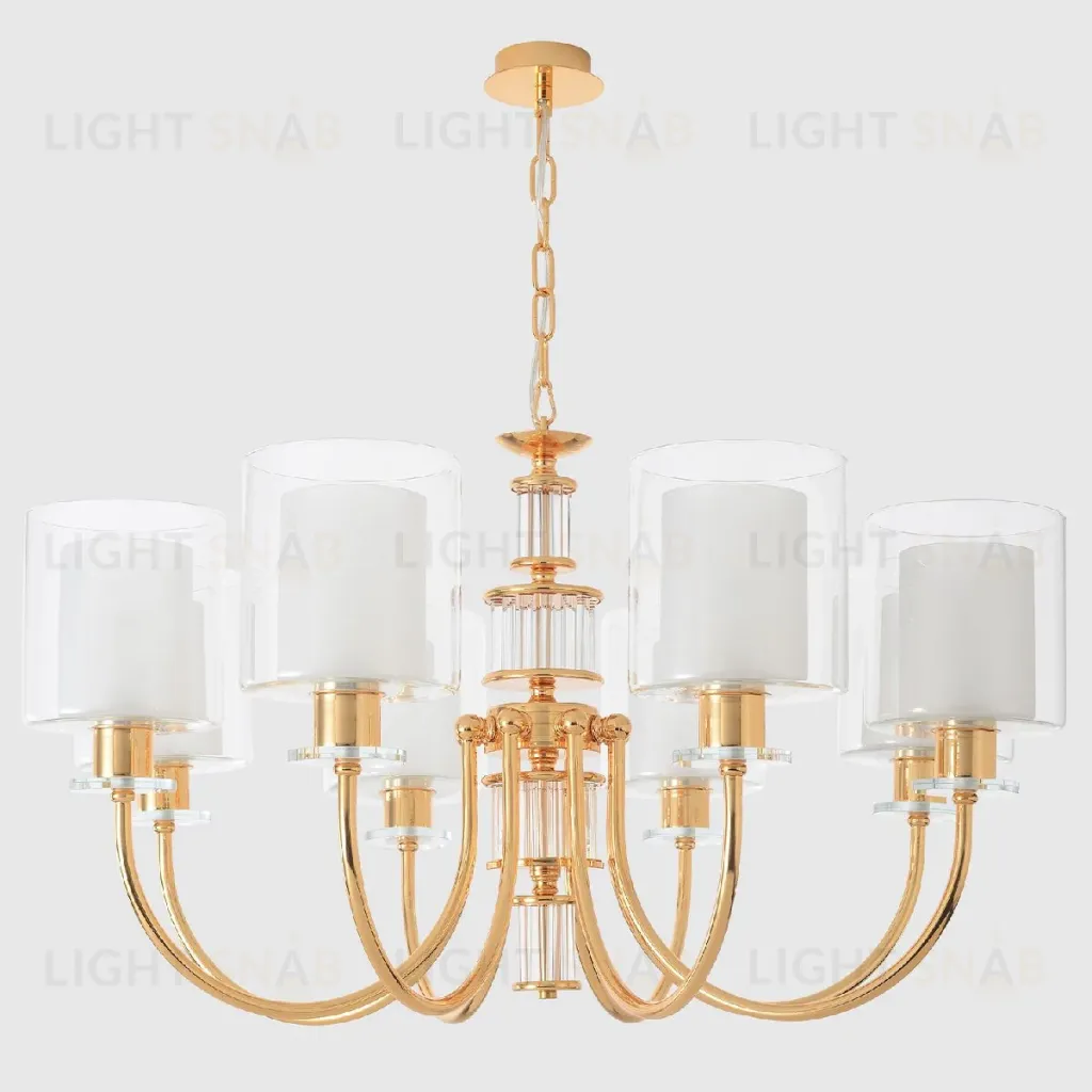 Подвесная люстра Crystal Lux ELENA SP8 GOLD ELENA SP8 GOLD