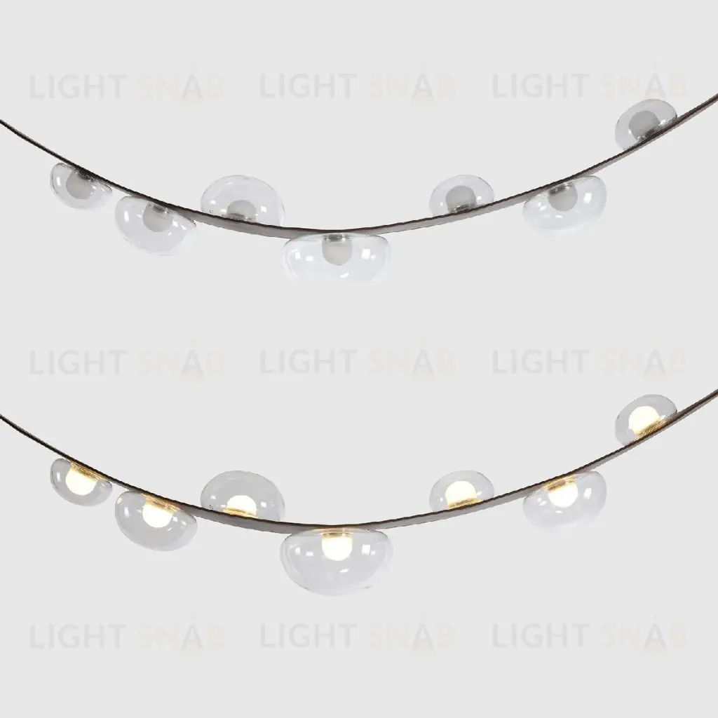 Подвесная люстра Crystal Lux BOSQUE SP7 L3000 BROWN/TRANSPARENT BOSQUE SP7 L3000 BROWN/TRANSPARENT