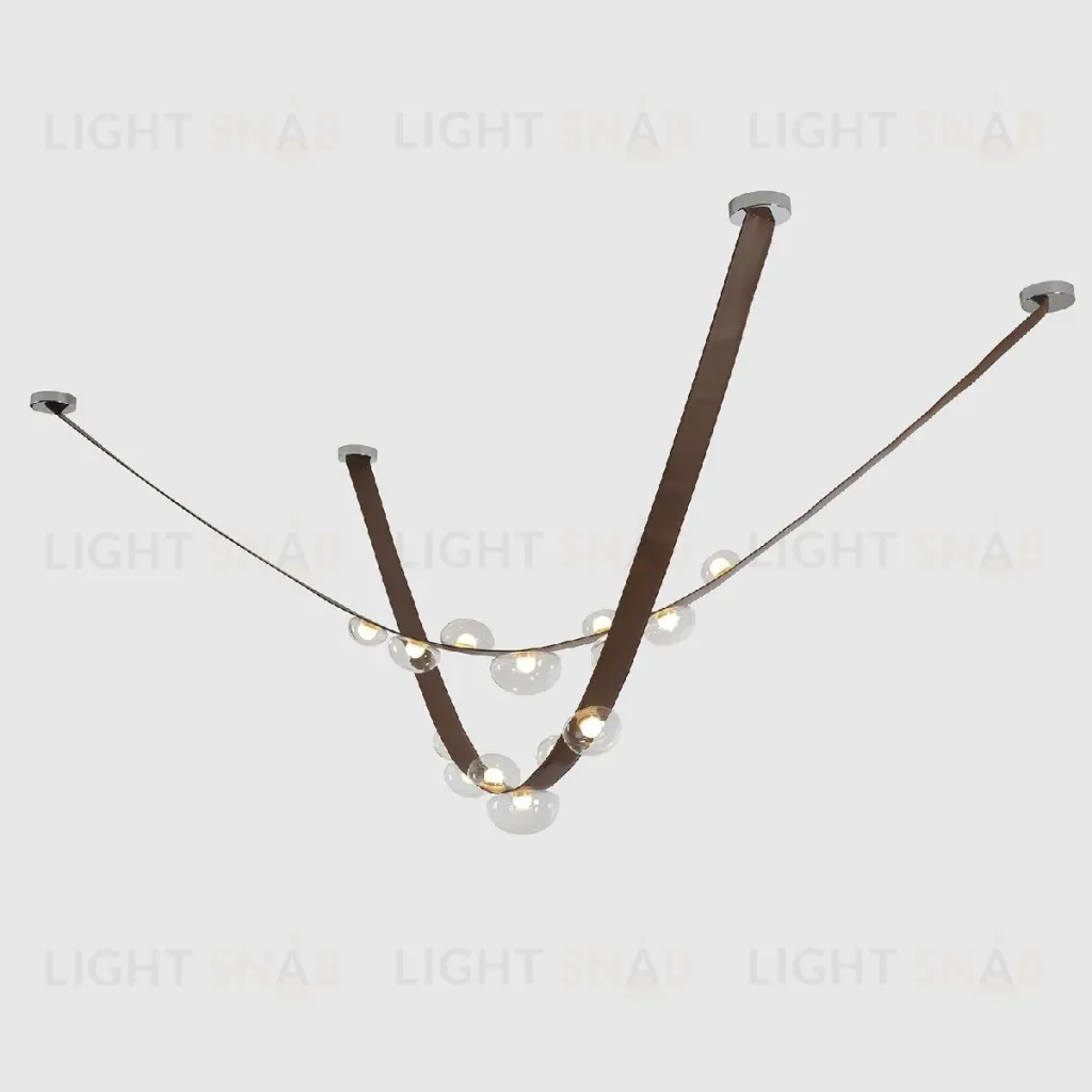 Подвесная люстра Crystal Lux BOSQUE SP7 L3000 BROWN/TRANSPARENT BOSQUE SP7 L3000 BROWN/TRANSPARENT
