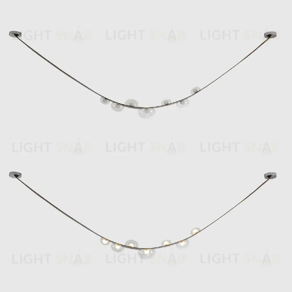 Подвесная люстра Crystal Lux BOSQUE SP7 L3000 BROWN/TRANSPARENT BOSQUE SP7 L3000 BROWN/TRANSPARENT