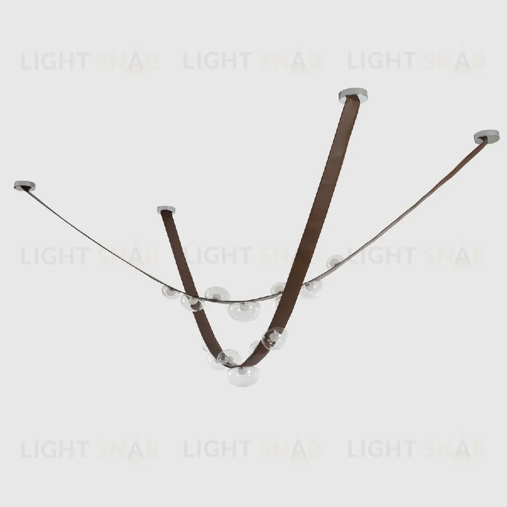Подвесная люстра Crystal Lux BOSQUE SP7 L3000 BROWN/TRANSPARENT BOSQUE SP7 L3000 BROWN/TRANSPARENT