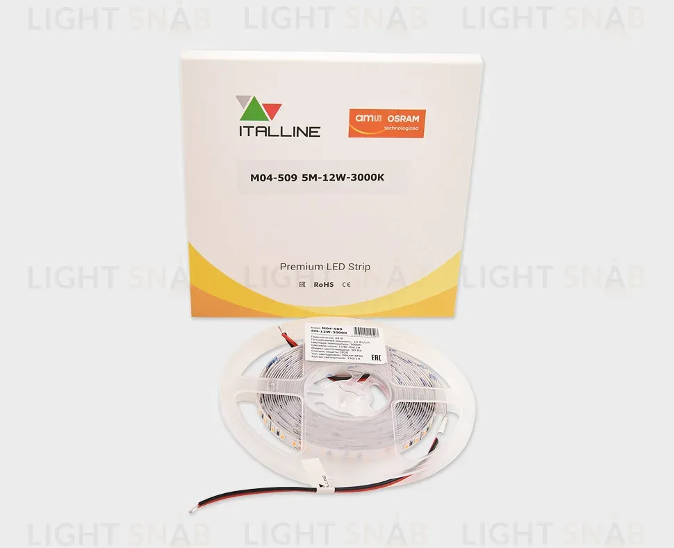 Светодиодная лента Italline M04-509 5M-12W-3000K M04-509 5M-12W-3000K
