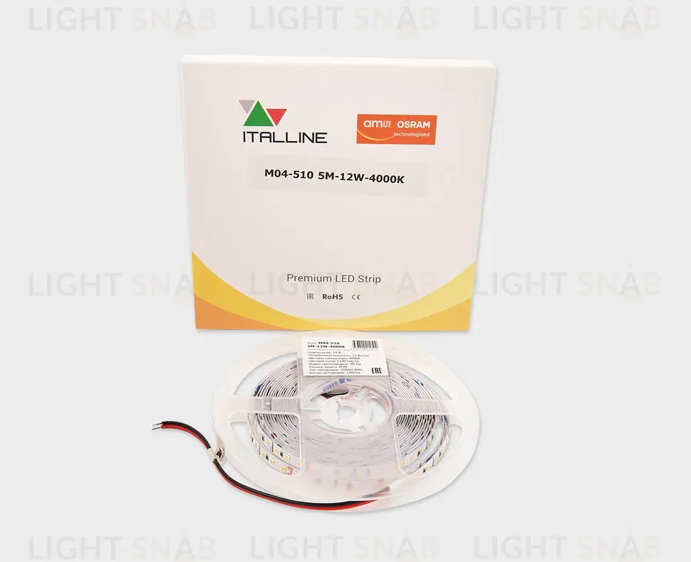 Светодиодная лента Italline M04-510 5M-12W-4000K M04-510 5M-12W-4000K
