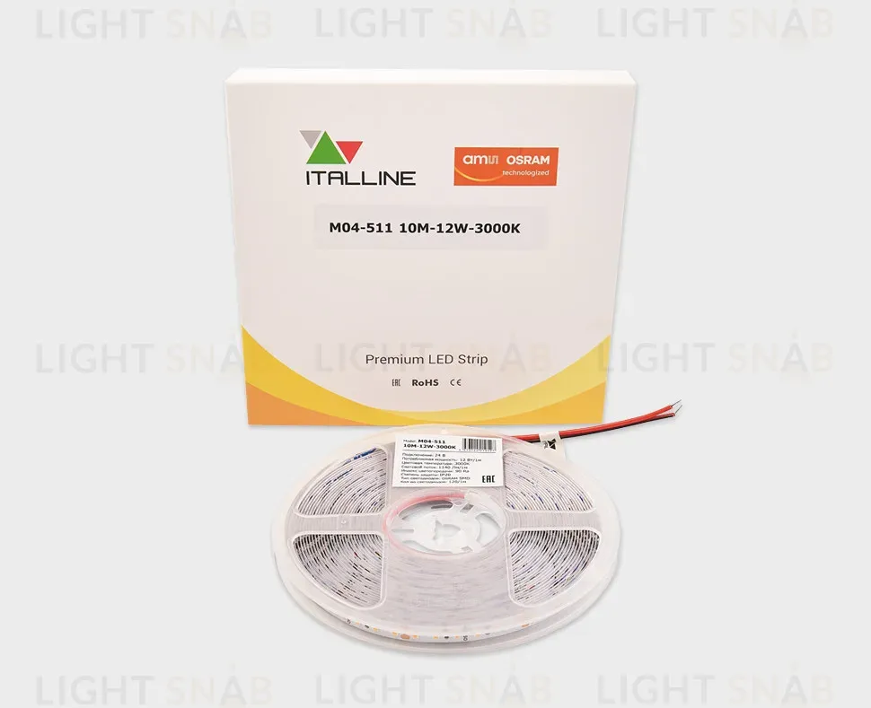 Светодиодная лента Italline M04-511 10M-12W-3000K M04-511 10M-12W-3000K