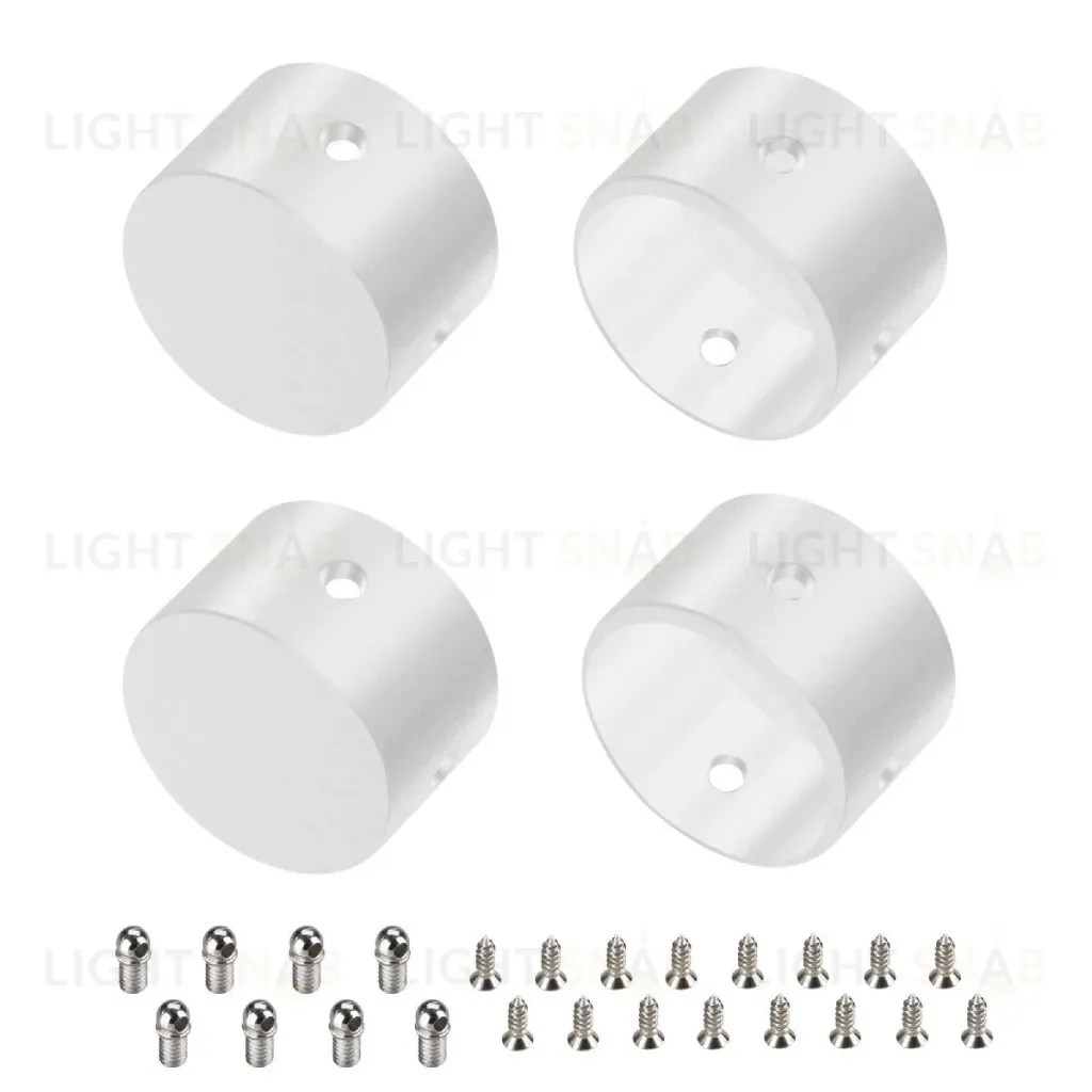 Заглушка Arlight WPH-FLEX-D22-360deg WHITE ALU глухая 049939 049939