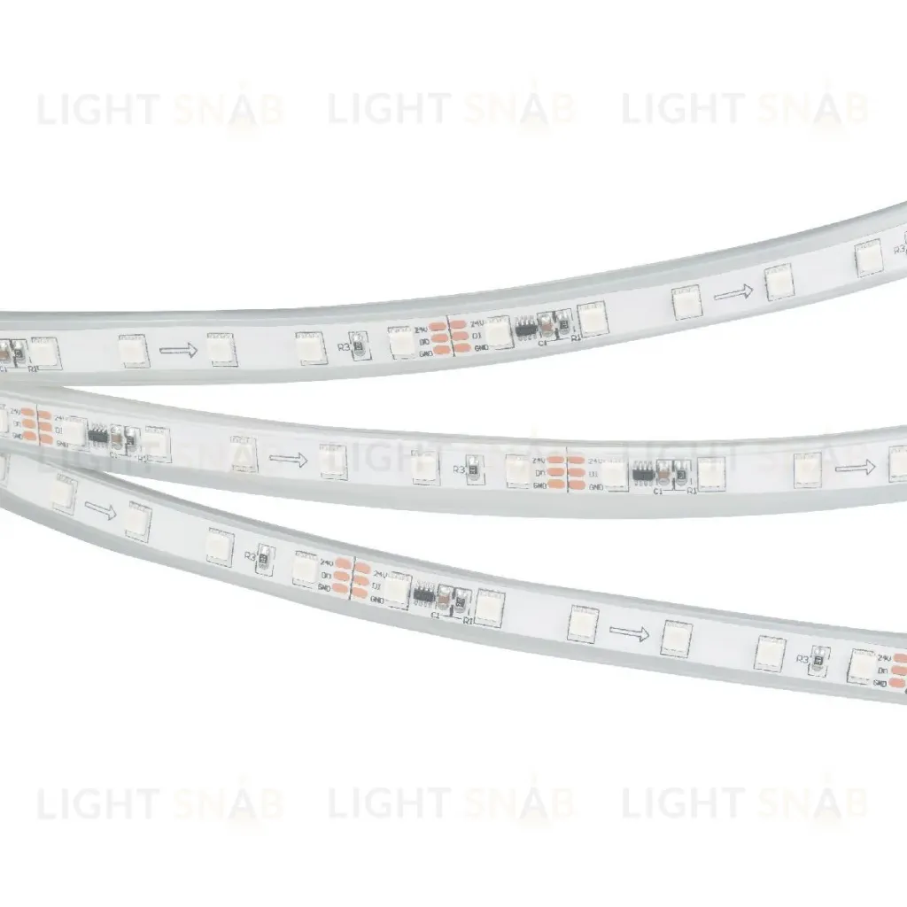 Светодиодная герметичная лента Arlight SPI-PS-A120-12mm 24V RGB-PX6-BPT (23 W/m, IP67, 2835, 5m) 049452 049452