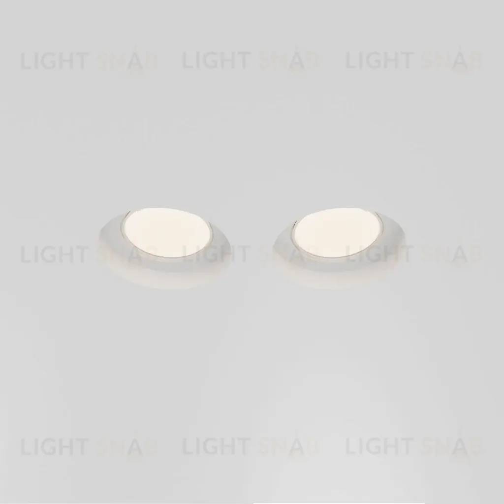Встраиваемый светильник Maytoni Gyps Modern DL002-GU10-02-W DL002-GU10-02-W