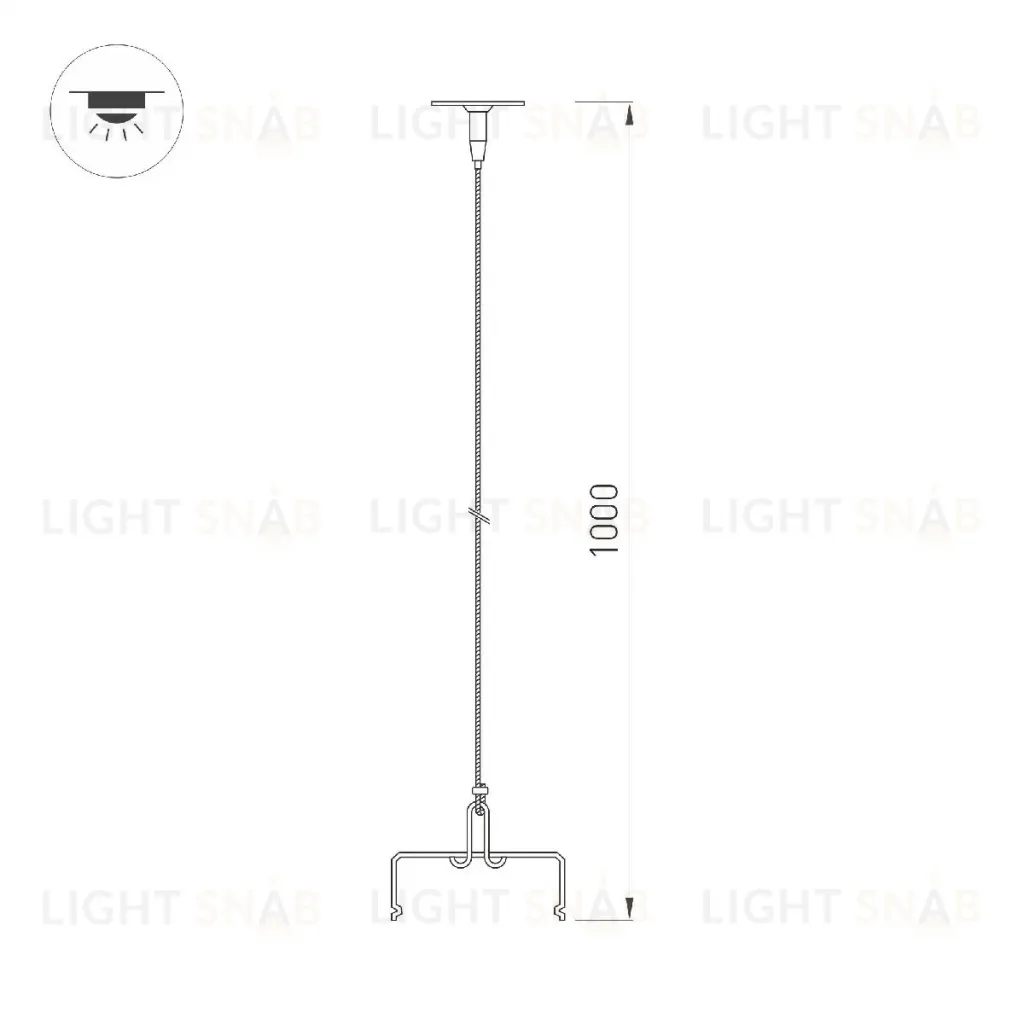 Подвес Arlight ALT-TUBULAR-HANG-L1000 043656 043656