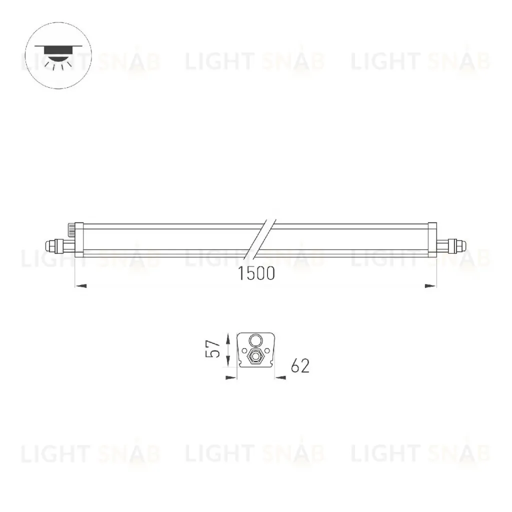 Линейный потолочный светильник Arlight ALT-TUBULAR-1500-36W Day4000 049812 049812