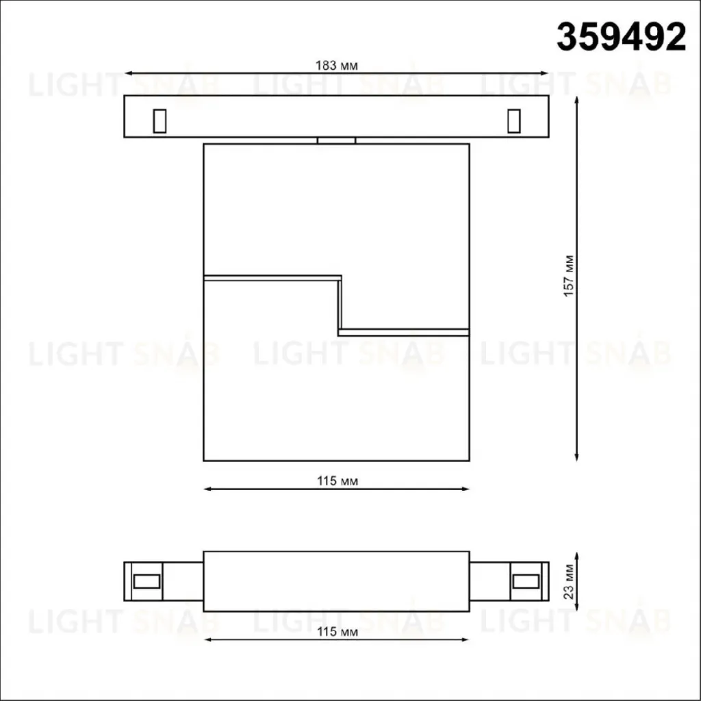 Трековый светильник Novotech Flum 359492 359492