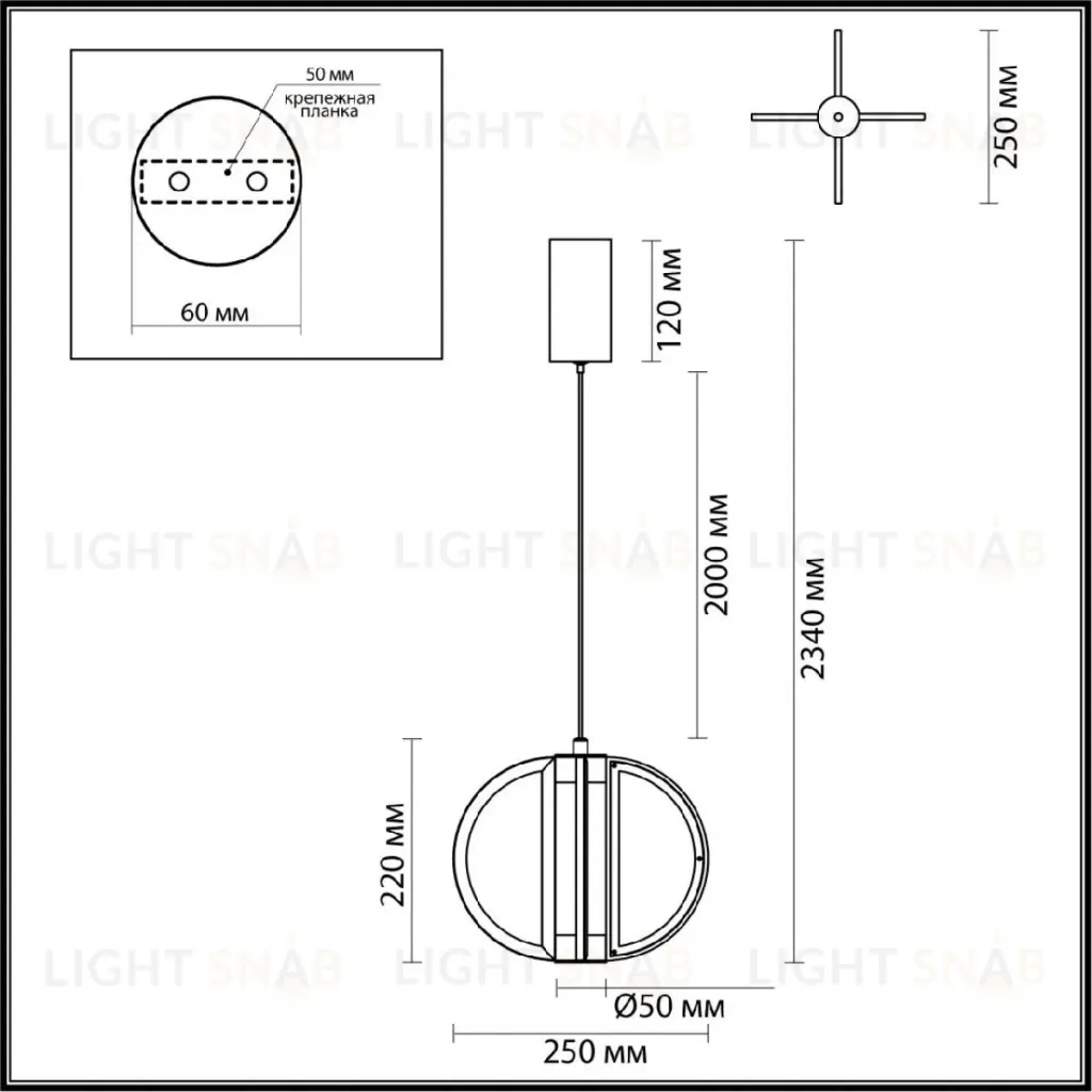 Подвесной светильник Odeon Light Toscana 5448/12L 5448/12L
