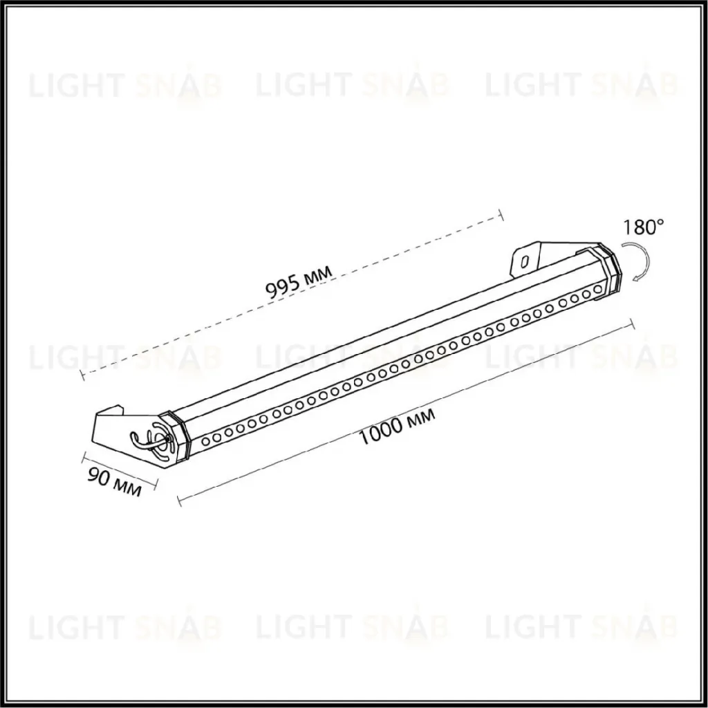 Прожектор Odeon Light Graze 7040/10WL 7040/10WL